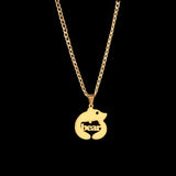 Personalized Name Necklace Bear Necklace Jewelry Animal Necklace Women Men Gift