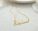 Personalized Name Necklace,Custom Name Necklace,Cursive, Dainty Necklace