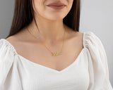 Personalized Name Necklace,Custom Name Necklace,Cursive, Dainty Necklace