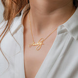 Personalized Name Necklace - Stainless Steel - Custom Gift for Women