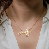 Personalized Name Necklace - Stainless Steel - Custom Gift for Women