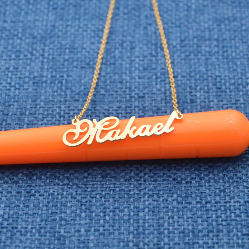 Personalized Name Necklace - Stainless Steel Pendant