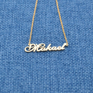 Personalized Name Necklace - Stainless Steel Pendant