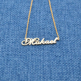 Personalized Name Necklace - Stainless Steel Pendant