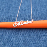 Personalized Name Necklace - Stainless Steel Pendant