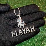 Personalized Name Necklace for Girls, Birthday Gift, Gold & Silver