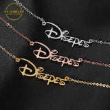 Customized Nameplate Necklace Stainless Steel Personalized Choker Jewelry
