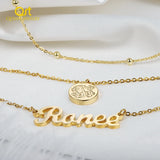 Personalized Name Necklace Nameplate Necklaces Stainless Steel