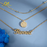 Personalized Name Necklace Nameplate Necklaces Stainless Steel