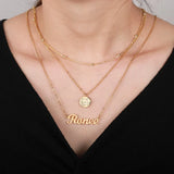 Personalized Name Necklace Nameplate Necklaces Stainless Steel