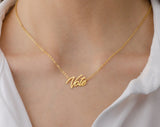 Personalized Stainless Steel Name Necklace - Custom Mother's Gift