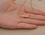 Personalized Name Necklace Stainless Steel Pendant Gift for Mom