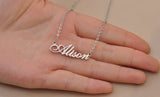 Personalized Name Necklace Stainless Steel Pendant Gift for Mom