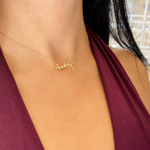 Personalized Name Necklace, Stainless Steel, Dainty Name Jewelry