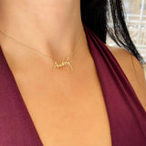 Personalized Name Necklace, Stainless Steel, Dainty Name Jewelry