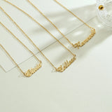 Personalized Name Necklace, Dainty Name Necklace, Name Necklace Gold