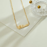 Personalized Name Necklace, Dainty Name Necklace, Name Necklace Gold