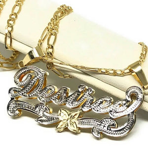 Personalized Name Necklace For Women 18K Double Plated Stainless Steel Pendant