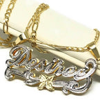 Personalized Name Necklace For Women 18K Double Plated Stainless Steel Pendant