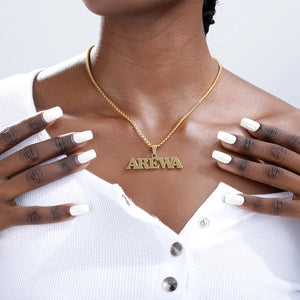 Personalized Name Necklace For Women Stainless Steel Signature Necklace
