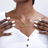 Personalized Name Necklace For Women Stainless Steel Signature Necklace