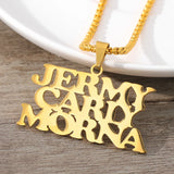 Personalized Name Necklace For Women Stainless Steel Signature Necklace
