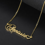 Custom Name Necklace Stainless Steel Gift