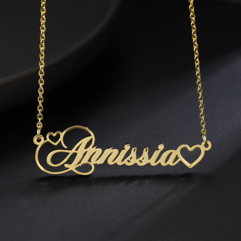 Custom Name Necklace Stainless Steel Gift