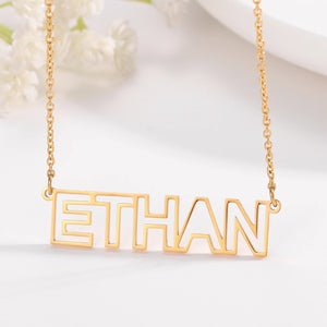 Custom Name Necklace Steel Choker