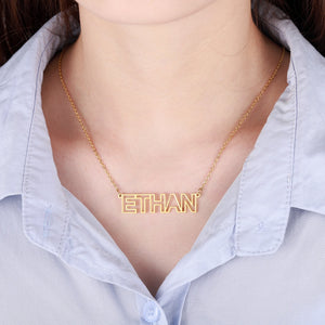 Custom Name Necklace Steel Choker