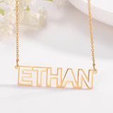 Custom Name Necklace Steel Choker