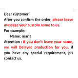 Personalized Old English Nameplate Necklace Stainless Steel Pendant Chain