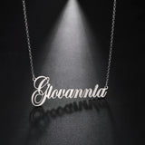 Personalized Name Necklace, Stainless Steel Choker with Letters