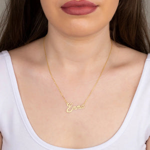 Personalized Stainless Steel Name Necklace for Mother