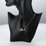 Custom Butterfly Name Necklace Stainless Steel Letter Nameplate Necklaces
