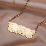 Heart Letter Pendant Name Necklace for Women&Men