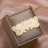 Heart Letter Pendant Name Necklace for Women&Men