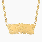 Heart Letter Pendant Name Necklace for Women&Men