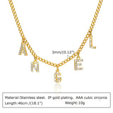 Personalized Name Necklace,Initial Letter Pendant, Gift for Mom Wife Girlfriend