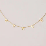 Personalized Name Necklace for Women Initial Necklace Couple family