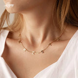 Personalized Name Necklace for Women Initial Necklace Couple family