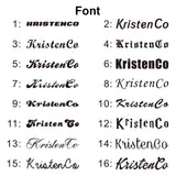 Personalized Crown Name Necklace Stainless Steel Hip-hop Nameplate