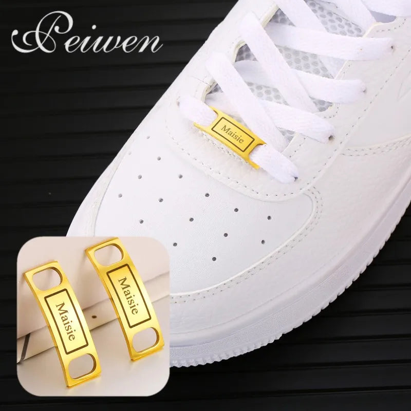 Personalized Name Shoe-buckle Stainless Steel Nameplate Engrave Name Buckie