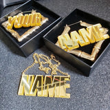 Personalized Square Geometric Earrings for Women