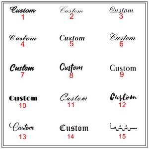 Custom Name Stainless Steel Letter Stud Earrings For Women