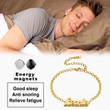 Personalized Name Therapy Bracelet with Magnetic Stone Wristband