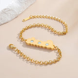 Personalized Name Therapy Bracelet with Magnetic Stone Wristband