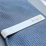 Custom Engraved Stainless Steel Tie Clip