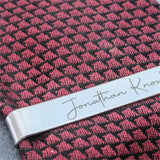Custom Engraved Stainless Steel Tie Clip