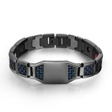 Custom Name Men's Titanium Steel Bracelet